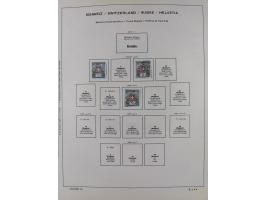 1854/2004, vorwiegend gestempelte Sammlung mit diversen Briefen, ab Strubli mit vielen besseren Werten, dabei Mi.-Nr. I-II, B