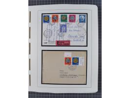 1850/2011, vorwiegend gestempelte Sammlung mit einigen Briefen, dabei Block 1 auf R-Brief, &nbsp;Block 2 mit Ersttagsstempel,