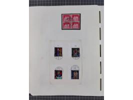 1850/2011, vorwiegend gestempelte Sammlung mit einigen Briefen, dabei Block 1 auf R-Brief, &nbsp;Block 2 mit Ersttagsstempel,