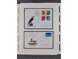 1850/2011, vorwiegend gestempelte Sammlung mit einigen Briefen, dabei Block 1 auf R-Brief, &nbsp;Block 2 mit Ersttagsstempel,