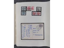 1850/2011, vorwiegend gestempelte Sammlung mit einigen Briefen, dabei Block 1 auf R-Brief, &nbsp;Block 2 mit Ersttagsstempel,