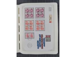 1850/2011, vorwiegend gestempelte Sammlung mit einigen Briefen, dabei Block 1 auf R-Brief, &nbsp;Block 2 mit Ersttagsstempel,