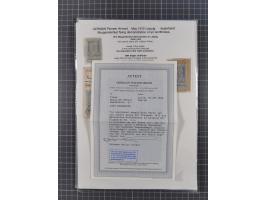 1912/14, interessante aufgezogene Sammlung mit 17 Briefen, Karten, Einheiten und besseren Stücken, dabei u.a. Gotha-Erfurt 10