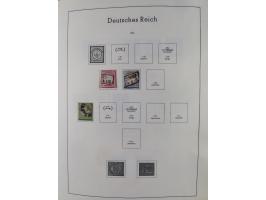 1872/1946, ungebrauchte/postfrische und gestempelte Sammlung ab Deutsches Reich mit besseren, ab 1933 viele postfrische Ausga