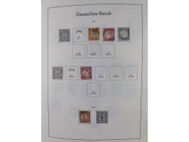 1872/1946, ungebrauchte/postfrische und gestempelte Sammlung ab Deutsches Reich mit besseren, ab 1933 viele postfrische Ausga