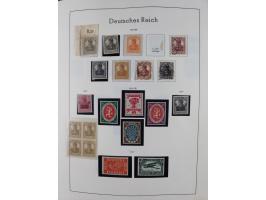 1872/1946, ungebrauchte/postfrische und gestempelte Sammlung ab Deutsches Reich mit besseren, ab 1933 viele postfrische Ausga