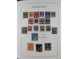 1872/1946, ungebrauchte/postfrische und gestempelte Sammlung ab Deutsches Reich mit besseren, ab 1933 viele postfrische Ausga