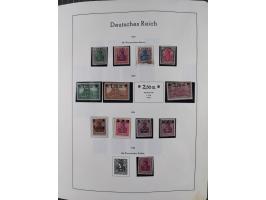 1872/1946, ungebrauchte/postfrische und gestempelte Sammlung ab Deutsches Reich mit besseren, ab 1933 viele postfrische Ausga