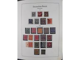 1872/1946, ungebrauchte/postfrische und gestempelte Sammlung ab Deutsches Reich mit besseren, ab 1933 viele postfrische Ausga