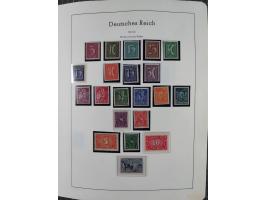1872/1946, ungebrauchte/postfrische und gestempelte Sammlung ab Deutsches Reich mit besseren, ab 1933 viele postfrische Ausga