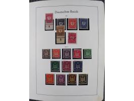 1872/1946, ungebrauchte/postfrische und gestempelte Sammlung ab Deutsches Reich mit besseren, ab 1933 viele postfrische Ausga