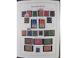 1872/1946, ungebrauchte/postfrische und gestempelte Sammlung ab Deutsches Reich mit besseren, ab 1933 viele postfrische Ausga