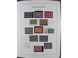 1872/1946, ungebrauchte/postfrische und gestempelte Sammlung ab Deutsches Reich mit besseren, ab 1933 viele postfrische Ausga