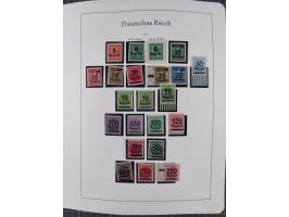 1872/1946, ungebrauchte/postfrische und gestempelte Sammlung ab Deutsches Reich mit besseren, ab 1933 viele postfrische Ausga
