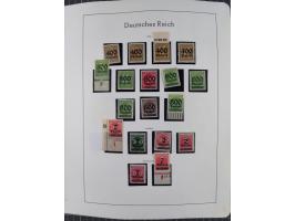 1872/1946, ungebrauchte/postfrische und gestempelte Sammlung ab Deutsches Reich mit besseren, ab 1933 viele postfrische Ausga