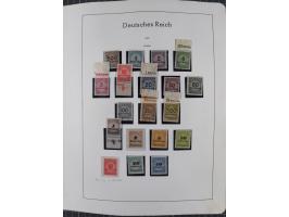 1872/1946, ungebrauchte/postfrische und gestempelte Sammlung ab Deutsches Reich mit besseren, ab 1933 viele postfrische Ausga