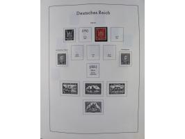 1872/1946, ungebrauchte/postfrische und gestempelte Sammlung ab Deutsches Reich mit besseren, ab 1933 viele postfrische Ausga