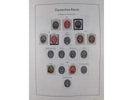 1872/1946, ungebrauchte/postfrische und gestempelte Sammlung ab Deutsches Reich mit besseren, ab 1933 viele postfrische Ausga
