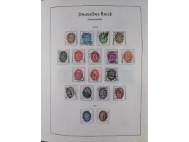1872/1946, ungebrauchte/postfrische und gestempelte Sammlung ab Deutsches Reich mit besseren, ab 1933 viele postfrische Ausga