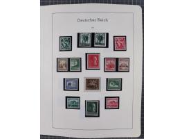 1872/1946, ungebrauchte/postfrische und gestempelte Sammlung ab Deutsches Reich mit besseren, ab 1933 viele postfrische Ausga