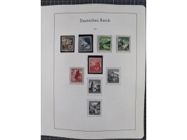 1872/1946, ungebrauchte/postfrische und gestempelte Sammlung ab Deutsches Reich mit besseren, ab 1933 viele postfrische Ausga