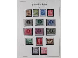 1872/1946, ungebrauchte/postfrische und gestempelte Sammlung ab Deutsches Reich mit besseren, ab 1933 viele postfrische Ausga