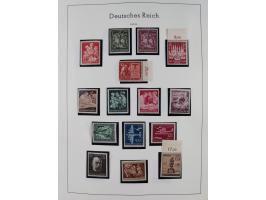 1872/1946, ungebrauchte/postfrische und gestempelte Sammlung ab Deutsches Reich mit besseren, ab 1933 viele postfrische Ausga