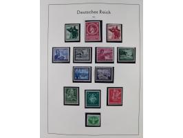 1872/1946, ungebrauchte/postfrische und gestempelte Sammlung ab Deutsches Reich mit besseren, ab 1933 viele postfrische Ausga