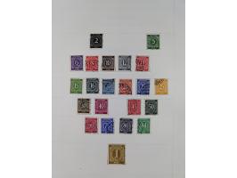 1872/1946, ungebrauchte/postfrische und gestempelte Sammlung ab Deutsches Reich mit besseren, ab 1933 viele postfrische Ausga