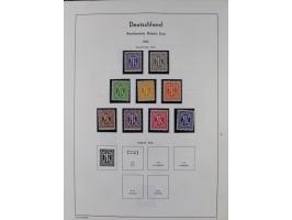 1872/1946, ungebrauchte/postfrische und gestempelte Sammlung ab Deutsches Reich mit besseren, ab 1933 viele postfrische Ausga