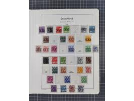 1872/1946, ungebrauchte/postfrische und gestempelte Sammlung ab Deutsches Reich mit besseren, ab 1933 viele postfrische Ausga