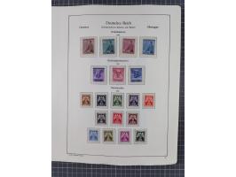 1872/1946, ungebrauchte/postfrische und gestempelte Sammlung ab Deutsches Reich mit besseren, ab 1933 viele postfrische Ausga