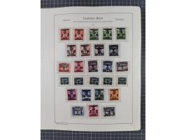 1872/1946, ungebrauchte/postfrische und gestempelte Sammlung ab Deutsches Reich mit besseren, ab 1933 viele postfrische Ausga