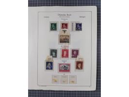 1872/1946, ungebrauchte/postfrische und gestempelte Sammlung ab Deutsches Reich mit besseren, ab 1933 viele postfrische Ausga