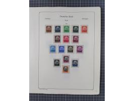 1872/1946, ungebrauchte/postfrische und gestempelte Sammlung ab Deutsches Reich mit besseren, ab 1933 viele postfrische Ausga