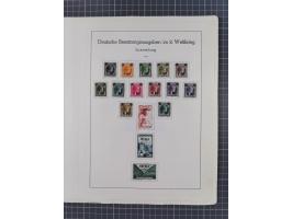 1872/1946, ungebrauchte/postfrische und gestempelte Sammlung ab Deutsches Reich mit besseren, ab 1933 viele postfrische Ausga