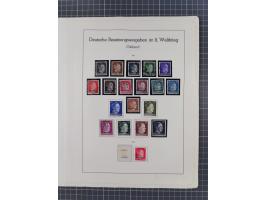 1872/1946, ungebrauchte/postfrische und gestempelte Sammlung ab Deutsches Reich mit besseren, ab 1933 viele postfrische Ausga