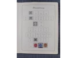 1872/1946, ungebrauchte/postfrische und gestempelte Sammlung ab Deutsches Reich mit besseren, ab 1933 viele postfrische Ausga