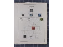 1872/1946, ungebrauchte/postfrische und gestempelte Sammlung ab Deutsches Reich mit besseren, ab 1933 viele postfrische Ausga