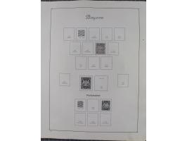 1872/1946, ungebrauchte/postfrische und gestempelte Sammlung ab Deutsches Reich mit besseren, ab 1933 viele postfrische Ausga