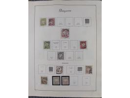 1872/1946, ungebrauchte/postfrische und gestempelte Sammlung ab Deutsches Reich mit besseren, ab 1933 viele postfrische Ausga