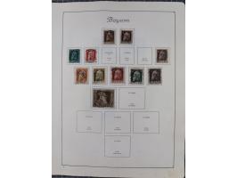 1872/1946, ungebrauchte/postfrische und gestempelte Sammlung ab Deutsches Reich mit besseren, ab 1933 viele postfrische Ausga