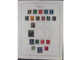 1872/1946, ungebrauchte/postfrische und gestempelte Sammlung ab Deutsches Reich mit besseren, ab 1933 viele postfrische Ausga