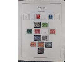 1872/1946, ungebrauchte/postfrische und gestempelte Sammlung ab Deutsches Reich mit besseren, ab 1933 viele postfrische Ausga