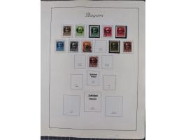 1872/1946, ungebrauchte/postfrische und gestempelte Sammlung ab Deutsches Reich mit besseren, ab 1933 viele postfrische Ausga