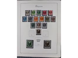 1872/1946, ungebrauchte/postfrische und gestempelte Sammlung ab Deutsches Reich mit besseren, ab 1933 viele postfrische Ausga