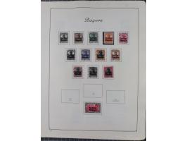 1872/1946, ungebrauchte/postfrische und gestempelte Sammlung ab Deutsches Reich mit besseren, ab 1933 viele postfrische Ausga