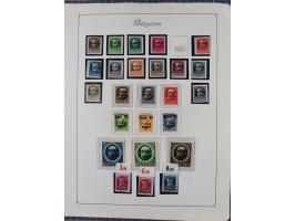 1872/1946, ungebrauchte/postfrische und gestempelte Sammlung ab Deutsches Reich mit besseren, ab 1933 viele postfrische Ausga