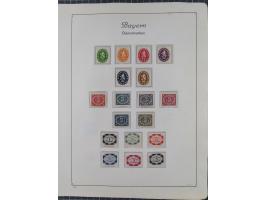 1872/1946, ungebrauchte/postfrische und gestempelte Sammlung ab Deutsches Reich mit besseren, ab 1933 viele postfrische Ausga