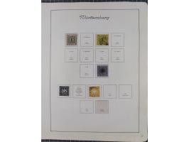 1872/1946, ungebrauchte/postfrische und gestempelte Sammlung ab Deutsches Reich mit besseren, ab 1933 viele postfrische Ausga